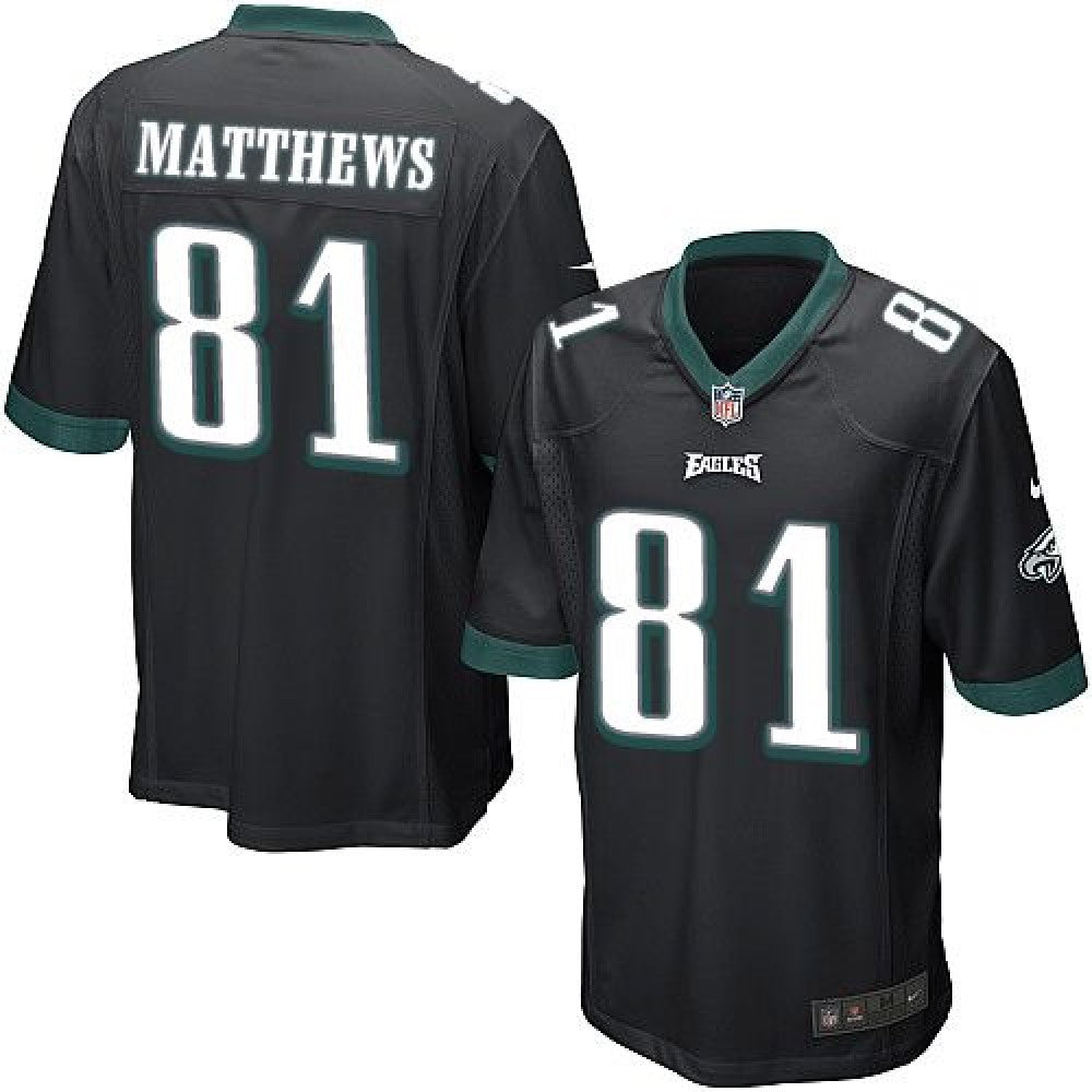 Eagles #81 Jordan Matthews Black Alternate Youth Stitched NFL New Elite Jersey 