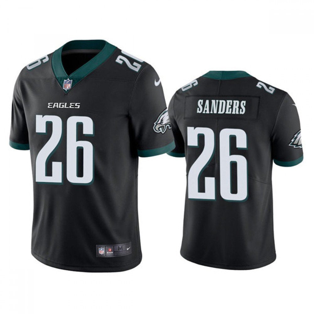 Youth Philadelphia Eagles #26 Miles Sanders Black Vapor Untouchable Limited Stitched Football Jersey 
