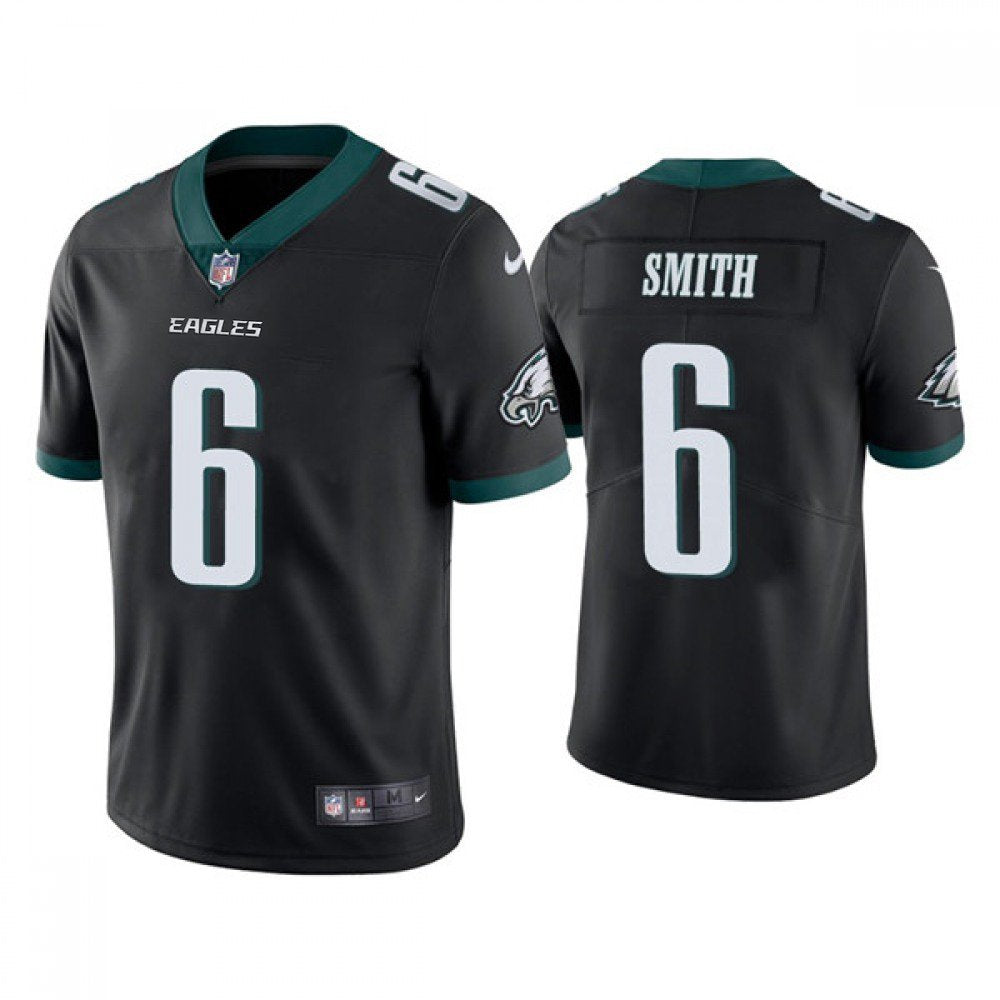 Youth Philadelphia Eagles #6 DeVonta Smith Black Vapor Untouchable Limited Stitched Football Jersey 