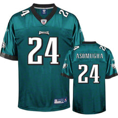 Eagles #24 Nnamdi Asomugha Green Stitched Youth NFL Jersey 