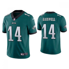 Youth Philadelphia Eagles #14 Kenneth Gainwell Green Vapor Untouchable Limited Stitched Football Jersey 