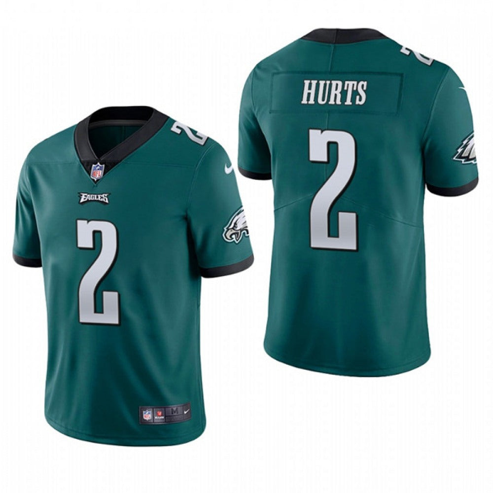 Youth Philadelphia Eagles #2 Jalen Hurts Green Vapor Untouchable Limited Stitched NFL Jersey 