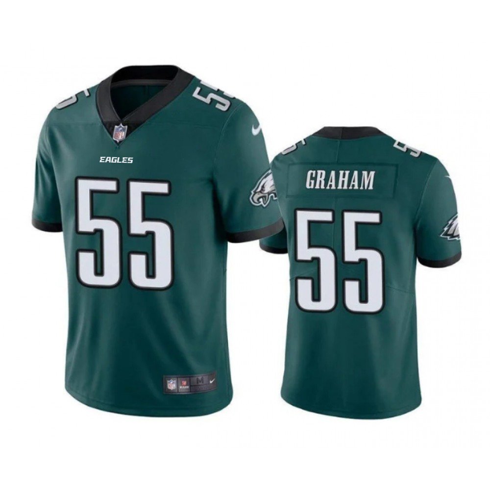 Youth Philadelphia Eagles #55 Brandon Graham Green Vapor Untouchable Limited Stitched Football Jersey 