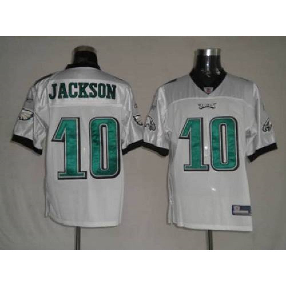 Eagles #10 DeSean Jackson White Stitched Youth NFL Jersey 