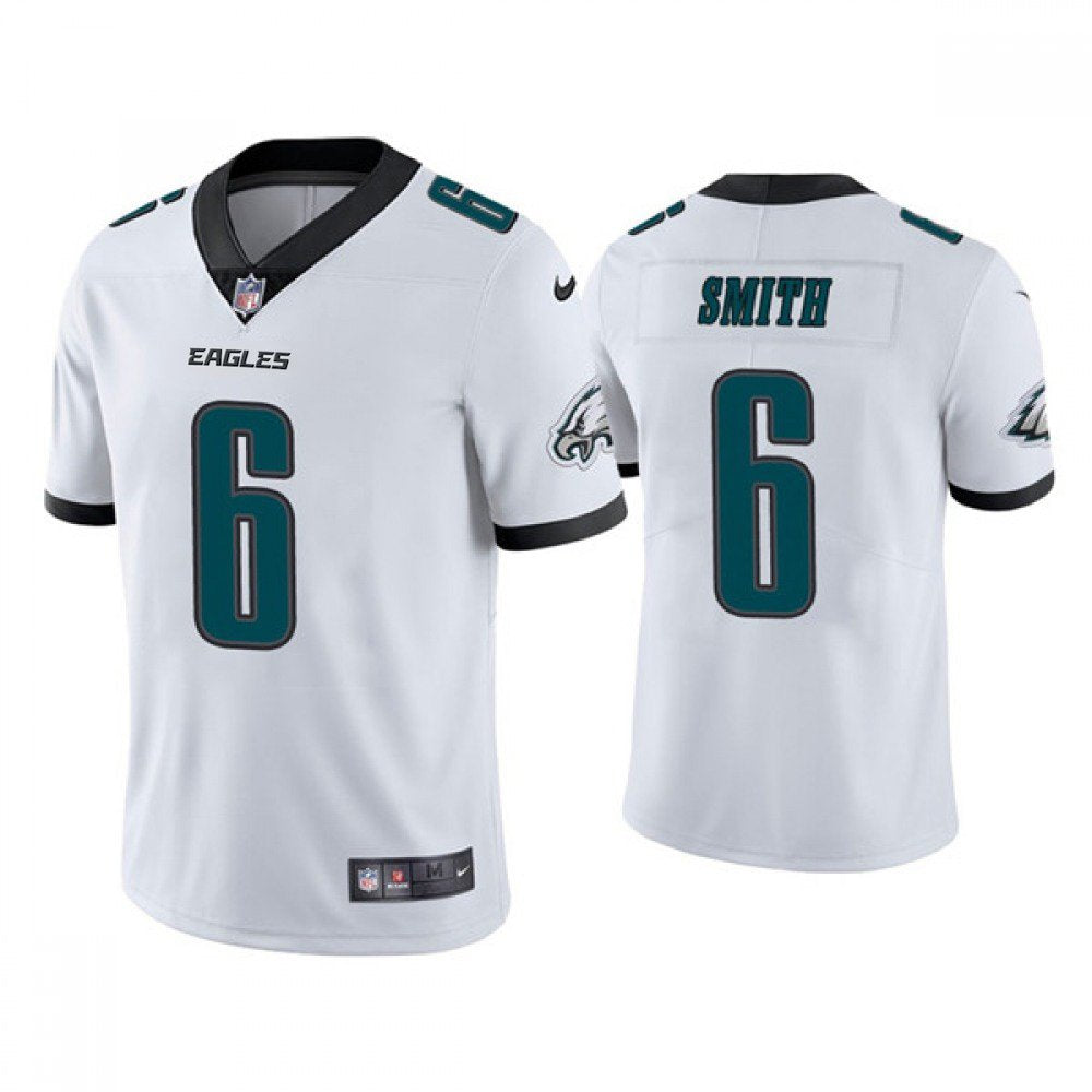 Youth Philadelphia Eagles #6 DeVonta Smith White Vapor Untouchable Limited Stitched Football Jersey 
