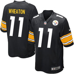 Steelers #11 Markus Wheaton Black Team Color Youth Stitched NFL Elite Jersey 