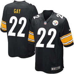 Steelers #22 William Gay Black Team Color Youth Stitched NFL Elite Jersey 