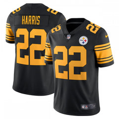 Youth Pittsburgh Steelers #22 Najee Harris Black Color Rush Limited Stitched NFL Jersey 