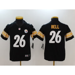 Youth Pittsburgh Steelers #26 Le'Veon Bell Black Vapor Untouchable Limited Jersey 