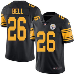 Steelers #26 Le'Veon Bell Black Youth Stitched NFL Limited Rush Jersey 
