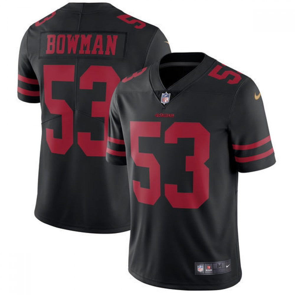 Youth San Francisco 49ers #53 NaVorro Bowman Black Vapor Untouchable Limited Stitched NFL Jersey 