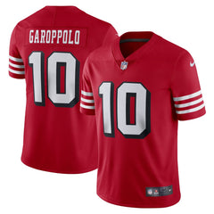 Youth NFL San Francisco 49ers #10 Jimmy Garoppolo New Red Vapor Untouchable Limited Stitched Jersey 