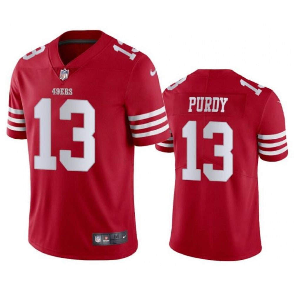 Youth San Francisco 49ers #13 Brock Purdy Red Vapor Untouchable Limited Stitched Football Jersey 