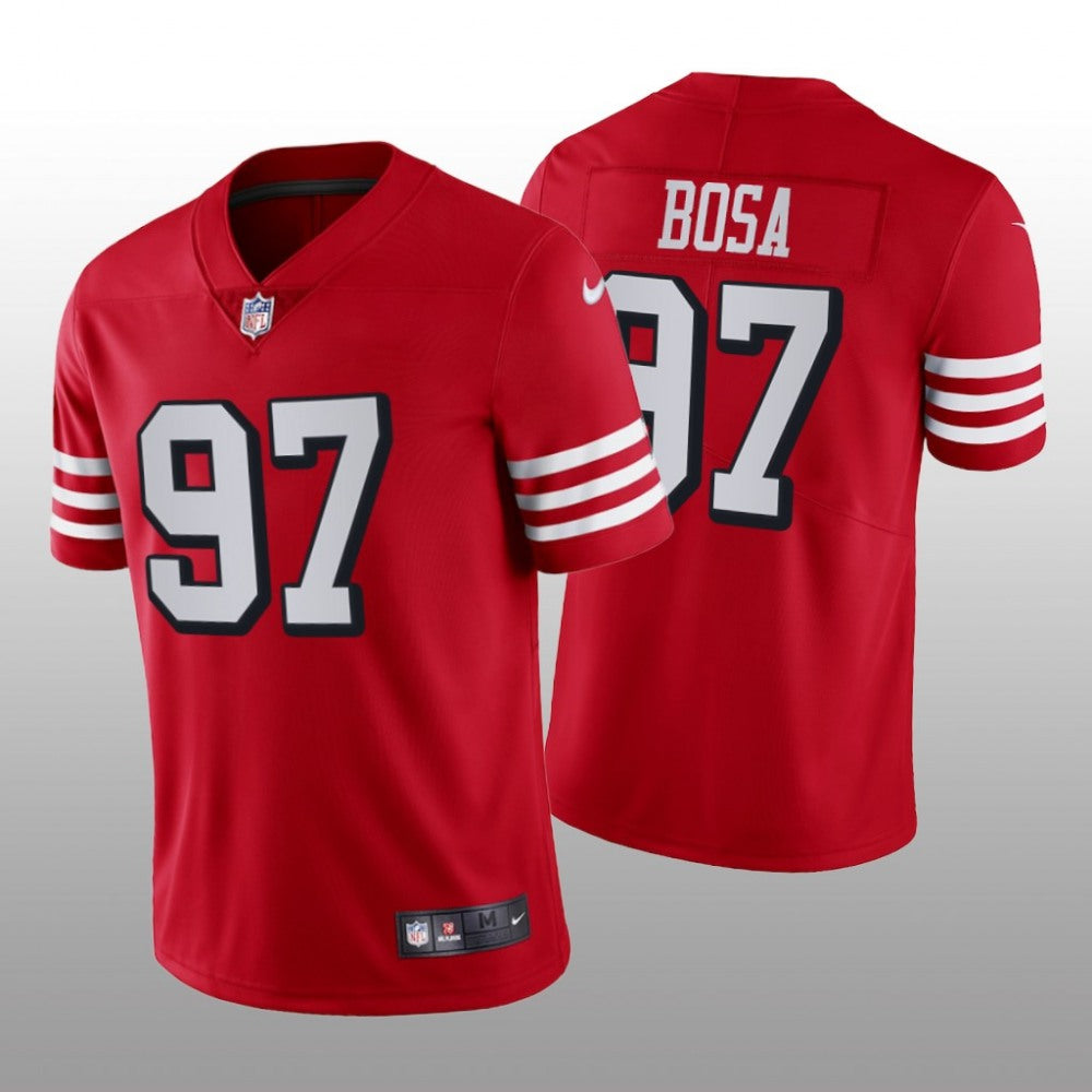 Youth NFL San Francisco 49ers #97 Nick Bosa New Red Vapor Untouchable Limited Stitched Jersey 