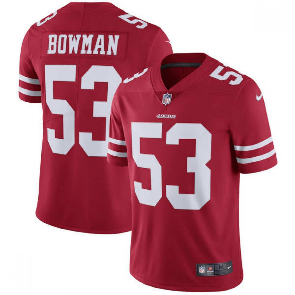Youth San Francisco 49ers #53 NaVorro Bowman Scarlet Vapor Untouchable Limited Stitched NFL Jersey 