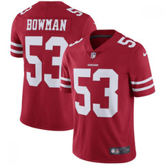 Youth San Francisco 49ers #53 NaVorro Bowman Scarlet Vapor Untouchable Limited Stitched NFL Jersey 