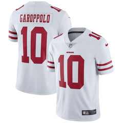 Youth NFL San Francisco 49ers #10 Jimmy Garoppolo White Vapor Untouchable Limited Stitched Jersey 