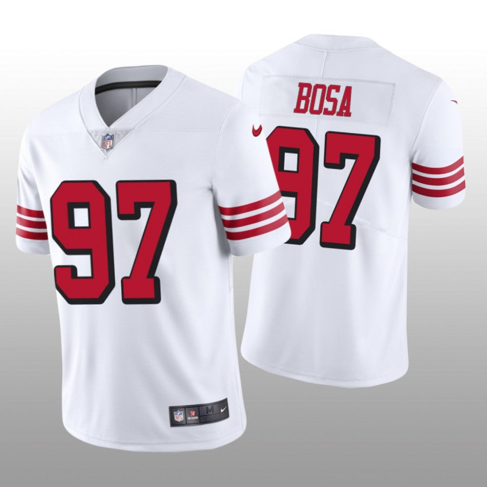 Youth NFL San Francisco 49ers #97 Nick Bosa 2019 White Color Rush Limited Stitched Jersey 