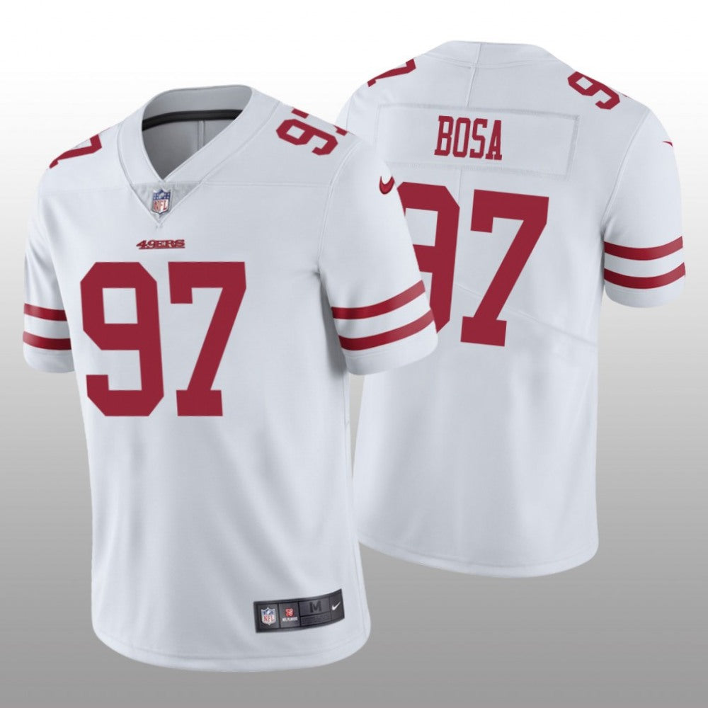 Youth NFL San Francisco 49ers #97 Nick Bosa White Vapor Untouchable Limited Stitched Jersey 