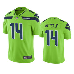 Youth Seattle Seahawks #14 DK Metcalf Green Vapor Untouchable L Limited Stitched NFL Jersey 