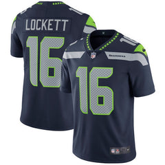 Youth Seattle Seahawks #16 Tyler Lockett Navy Vapor Untouchable L Limited Stitched NFL Jersey 