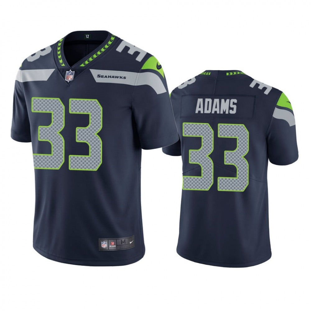 Youth Seattle Seahawks #33 Jamal Adams Navy Vapor Untouchable L Limited Stitched NFL Jersey 