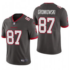 Youth Tampa Bay Buccaneers #87 Rob Gronkowski New Grey Vapor Untouchable Limited Stitched Jersey 