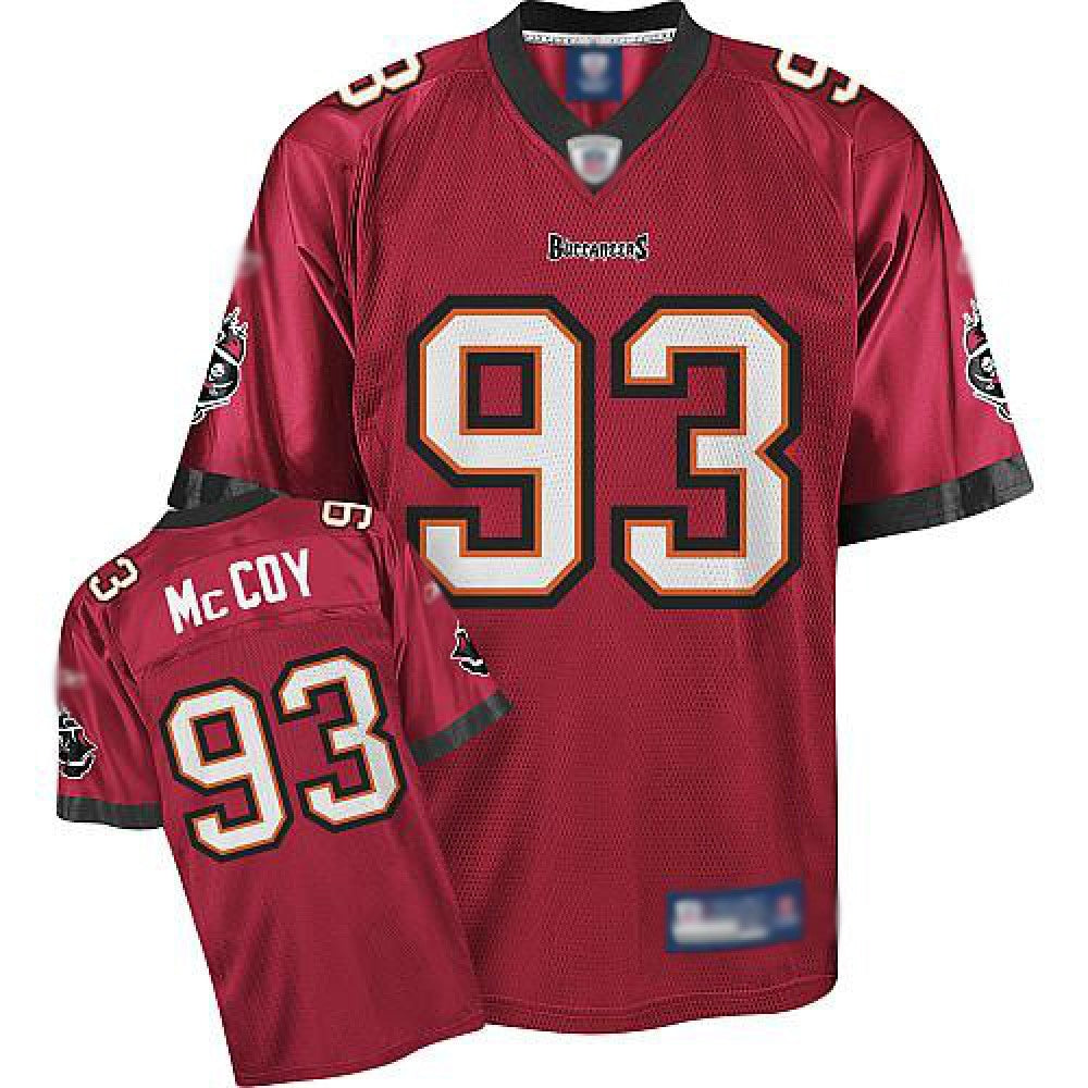Buccaneers #93 Gerald McCoy Red Stitched Youth NFL Jersey 