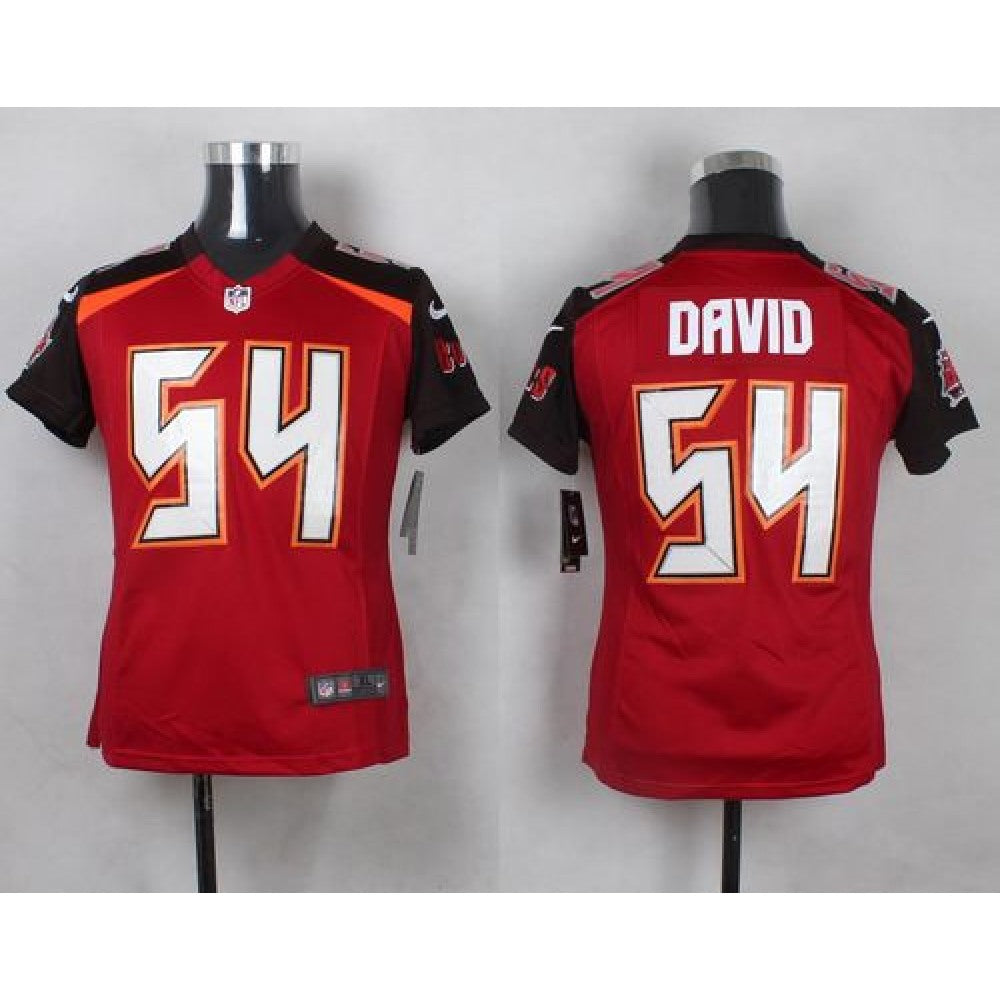 Buccaneers #54 Lavonte David Red Team Color Youth Stitched NFL New Elite Jersey 