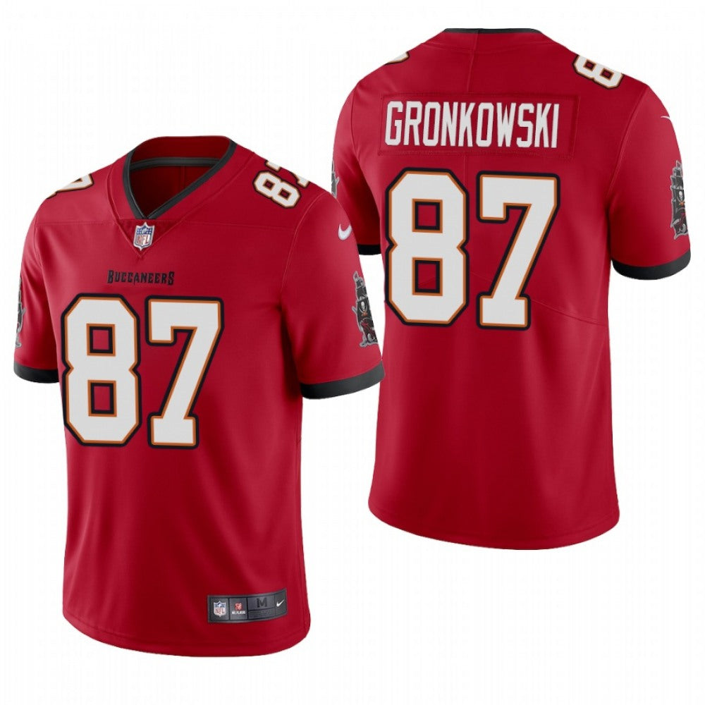 Youth Tampa Bay Buccaneers #87 Rob Gronkowski New Red Vapor Untouchable Limited Stitched Jersey 