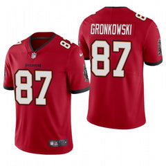 Youth Tampa Bay Buccaneers #87 Rob Gronkowski New Red Vapor Untouchable Limited Stitched Jersey 