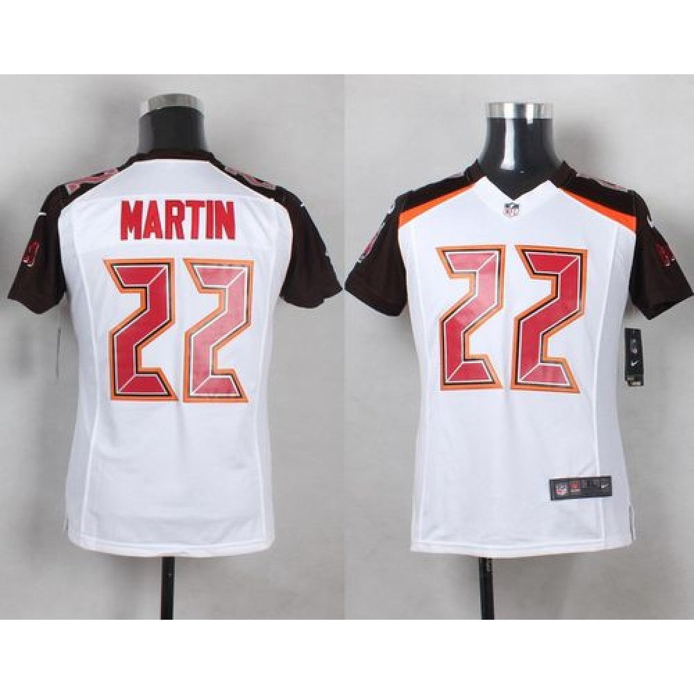 Buccaneers #22 Doug Martin White Youth Stitched NFL New Elite Jersey 
