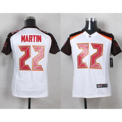 Buccaneers #22 Doug Martin White Youth Stitched NFL New Elite Jersey 