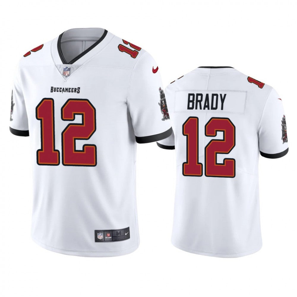 Youth Tampa Bay Buccaneers #12 Tom Brady New White Vapor Untouchable Limited Stitched NFL Jersey 