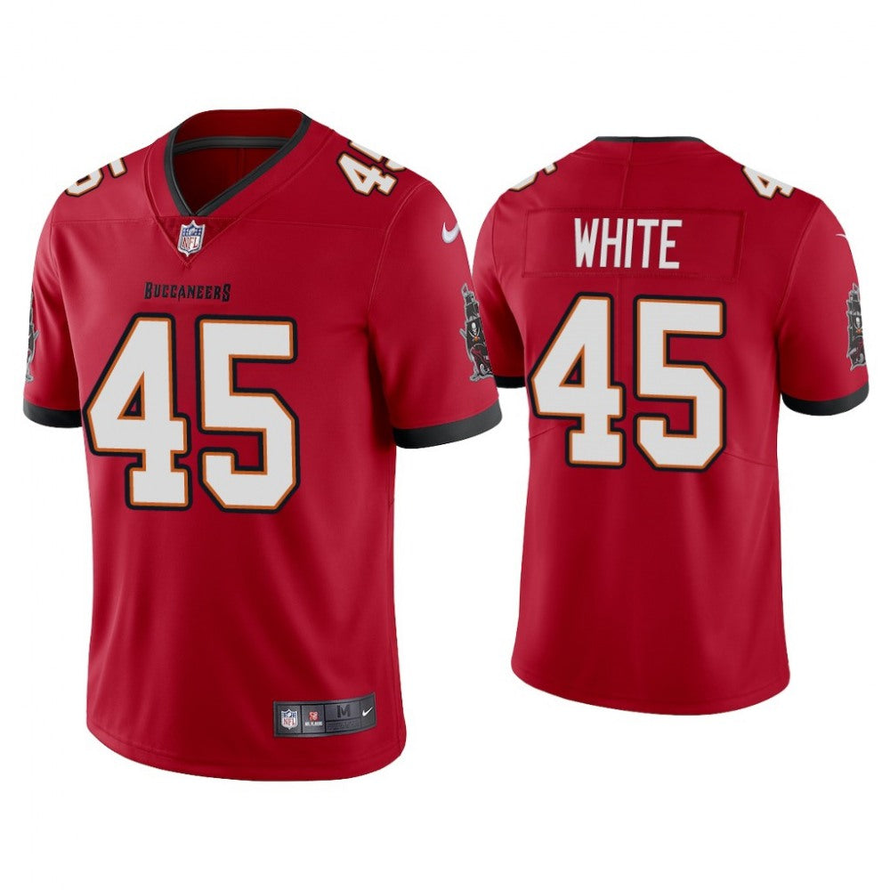 Youth Tampa Bay Buccaneers #45 Devin White New Red Vapor Untouchable Limited Stitched Jersey 
