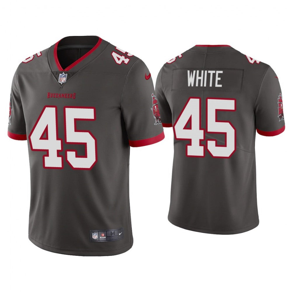 Youth Tampa Bay Buccaneers #45 Devin White New Grey Vapor Untouchable Limited Stitched Jersey 