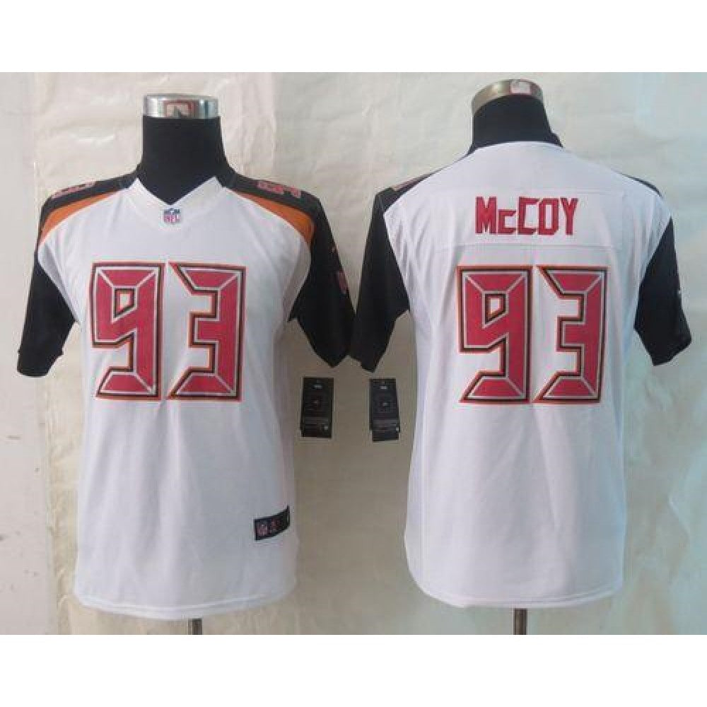 Buccaneers #93 Gerald McCoy White Youth Stitched NFL New Limited Jersey 