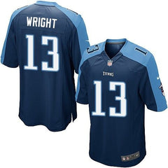 Titans #13 Kendall Wright Navy Blue Alternate Youth Stitched NFL Elite Jersey 
