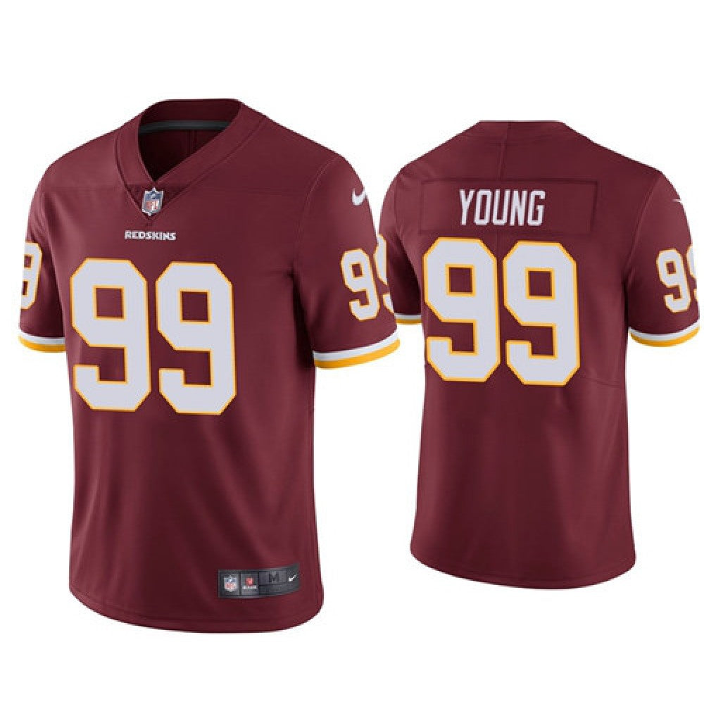 Youth Washington Redskins #99 Chase Young Red Vapor Untouchable Limited Stitched Jersey 