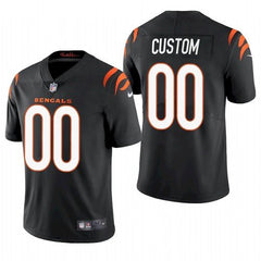 Youth Cincinnati Bengals ACTIVE PLAYER Custom Black Vapor Untouchable Limited Stitched Jersey 