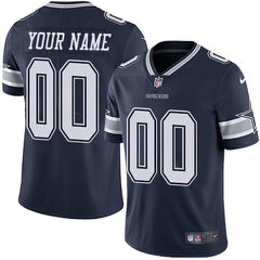 Youth Dallas Cowboys Active Player Custom Navy Vapor Untouchable Stitched Jersey 