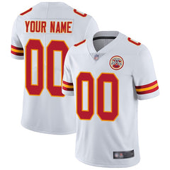 Youth Kansas City Chiefs ACTIVE PLAYER Custom White Vapor Untouchable Limited Stitched Jersey 