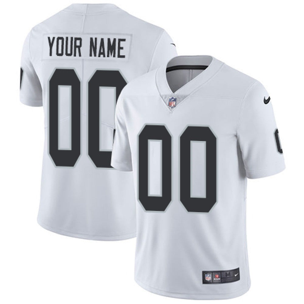 Youth Las Vegas Raiders ACTIVE PLAYER Custom White Vapor Untouchable Limited Stitched Jersey 