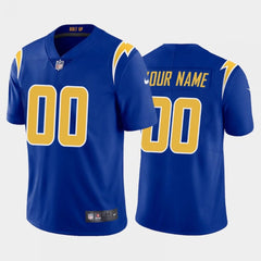 Youth Los Angeles Chargers ACTIVE PLAYER Custom Royal Vapor Untouchable Limited Stitched Jersey 