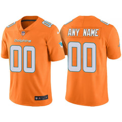 Youth Miami Dolphins ACTIVE PLAYER Custom Orange Vapor Untouchable Limited Stitched Jersey 