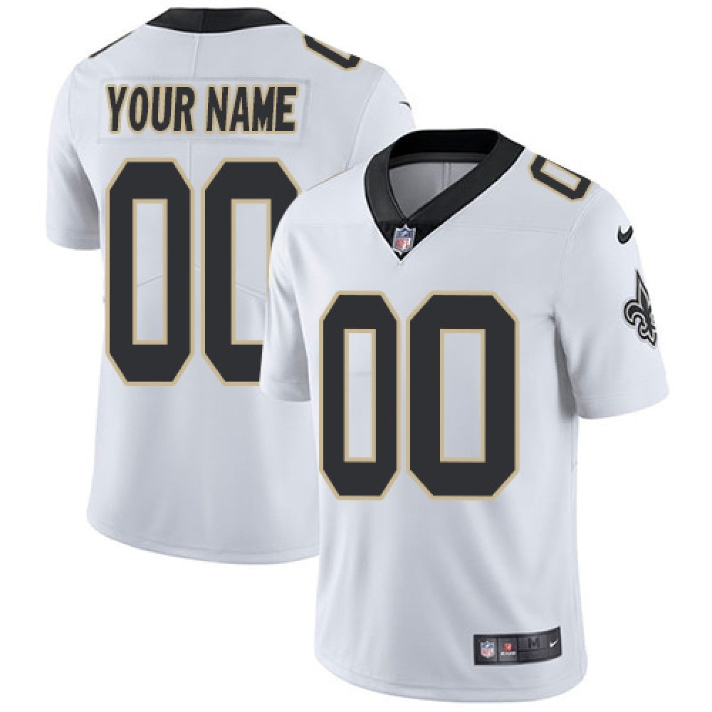 Youth New Orleans Saints ACTIVE PLAYER Custom White Vapor Untouchable Limited Stitched NFL Jersey 