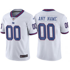 Youth New York Giants ACTIVE PLAYER Custom White Color Rush Limited Stitched NFL Jersey 
