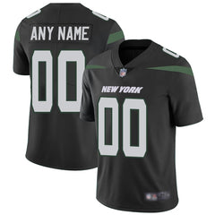 Youth New York Jets ACTIVE PLAYER Custom Black Vapor Untouchable Limited Stitched Jersey 