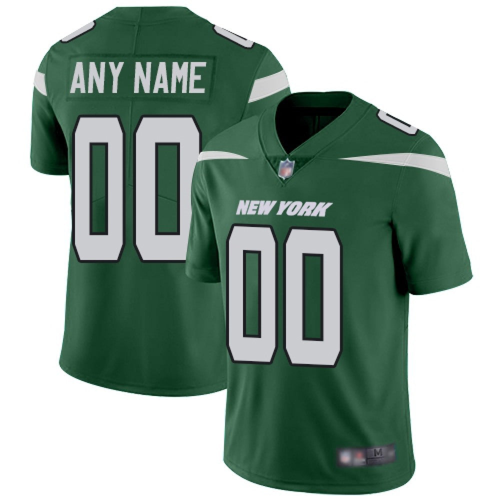Youth New York Jets ACTIVE PLAYER Custom Green Vapor Untouchable Limited Stitched Jersey 