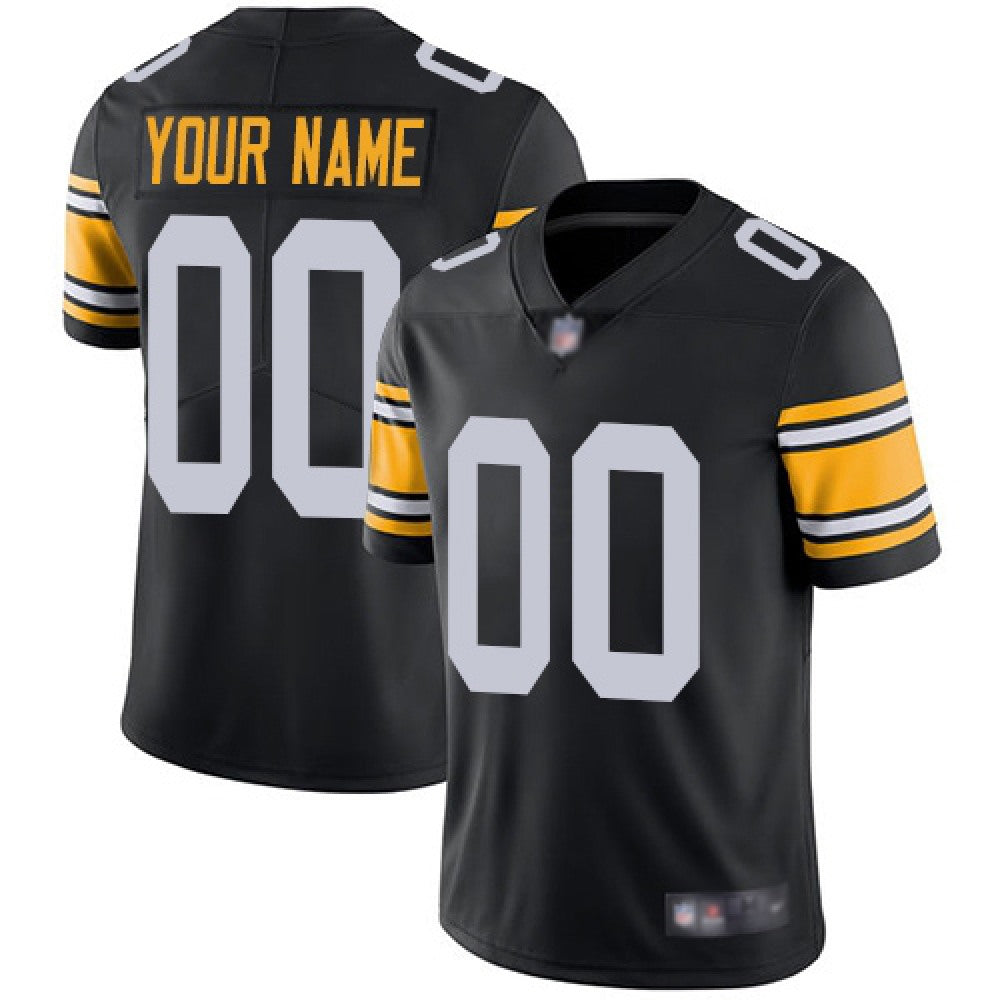 Youth Pittsburgh Steelers ACTIVE PLAYER Custom Black Vapor Untouchable Limited Stitched Jersey 